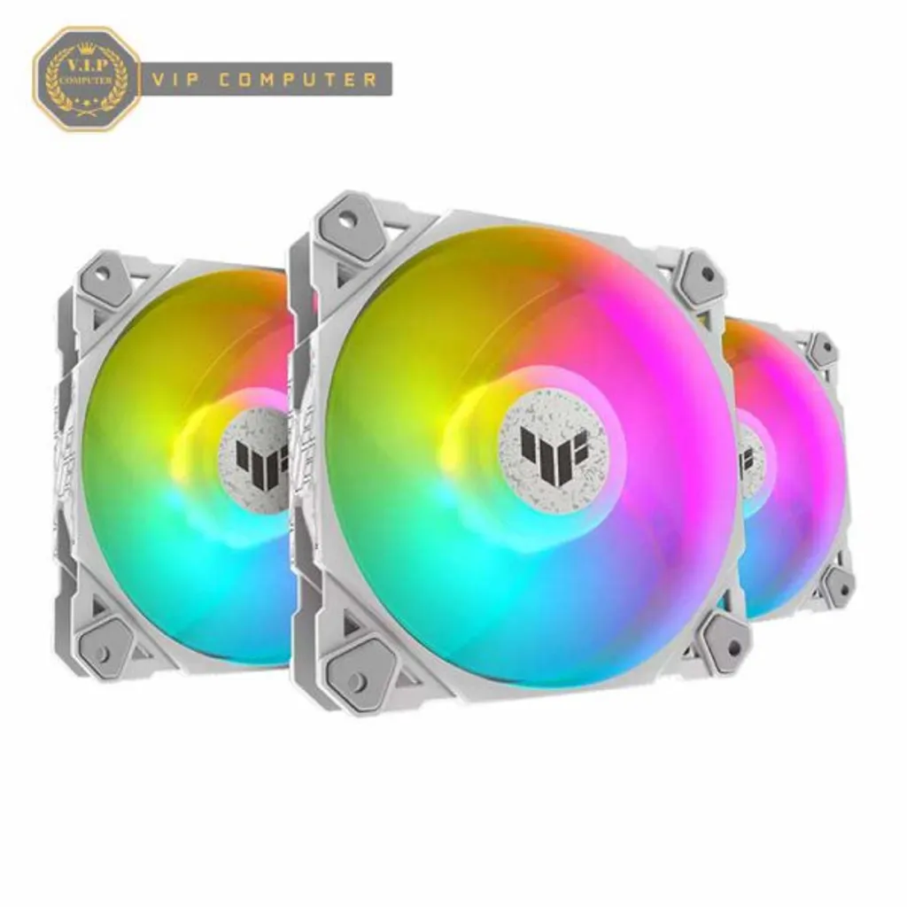 فن کیس ایسوس ASUS TUF Gaming TF120 ARGB White بسته 3 عددی