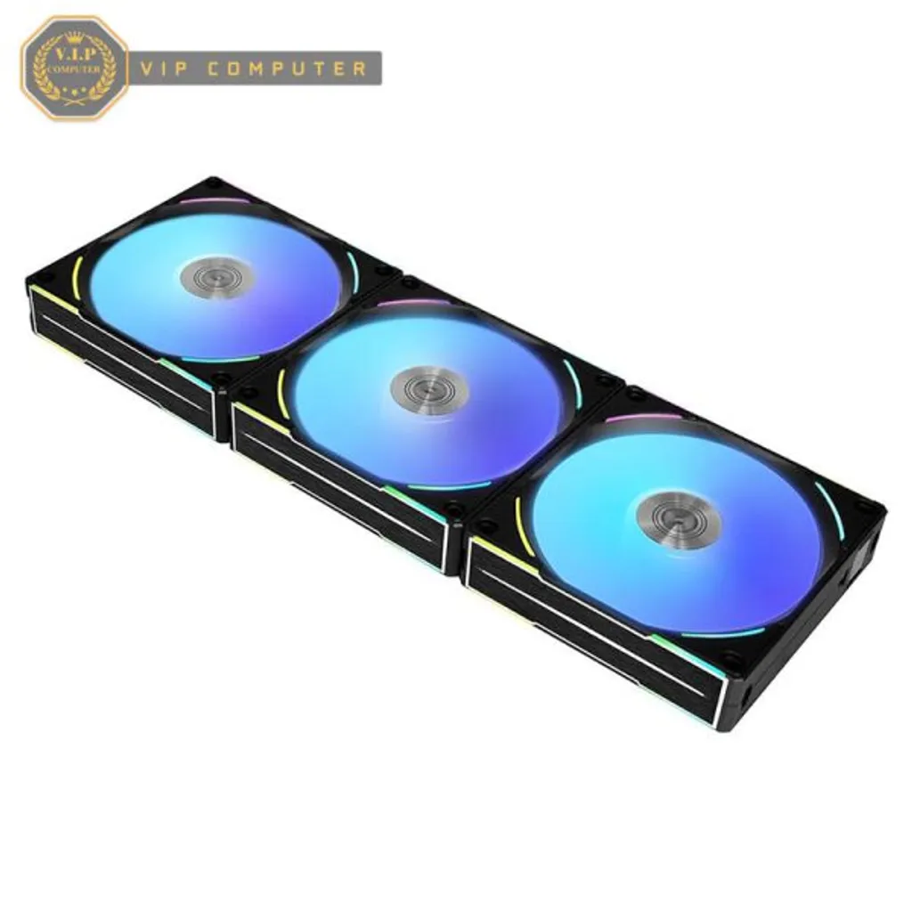 فن کیس لیان لی Fan AL120 v2 RGB Black بسته 3 عددی