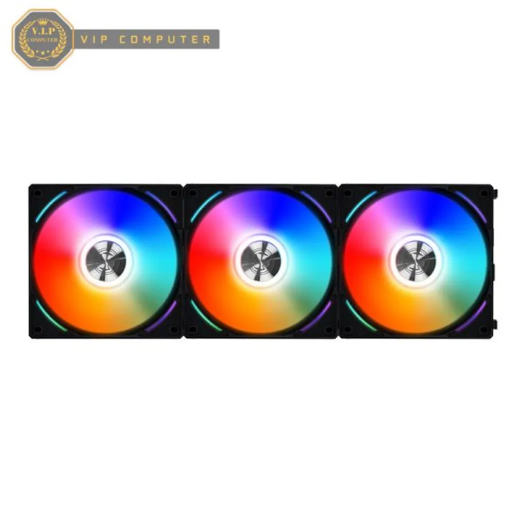 فن کیس لیان لی Fan AL120 v2 RGB Black بسته 3 عددی