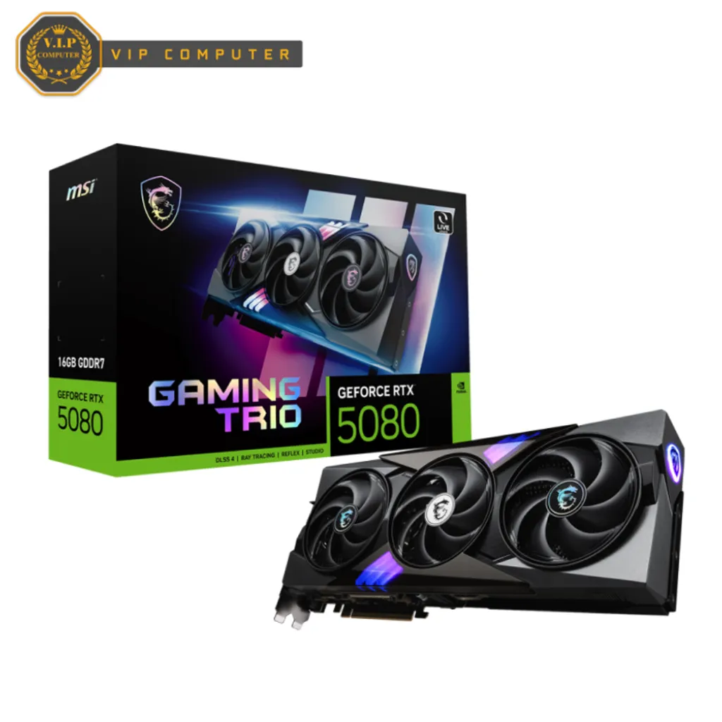 خرید کارت گرافیک MSI RTX 5080 Gaming Trio 16GB