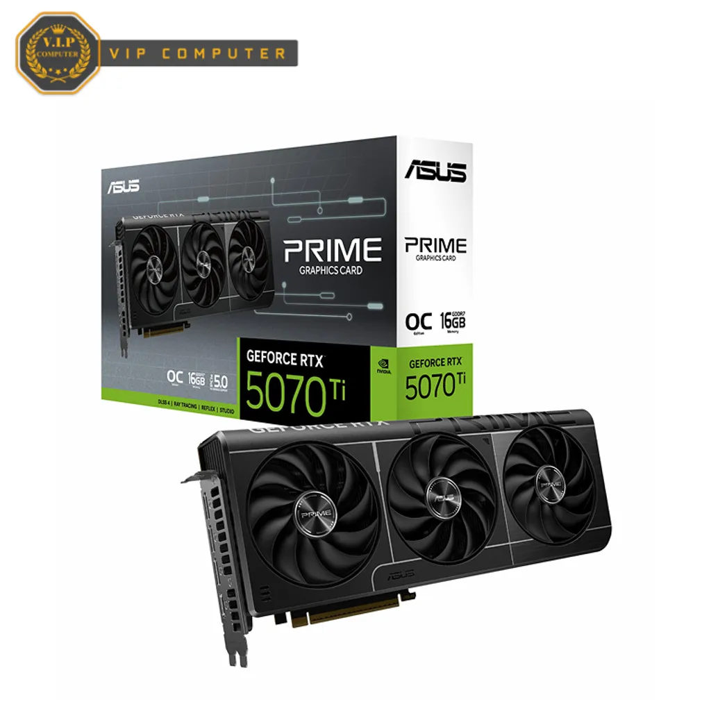 خرید کارت گرافیک ASUS Prime RTX 5070 Ti OC 16G