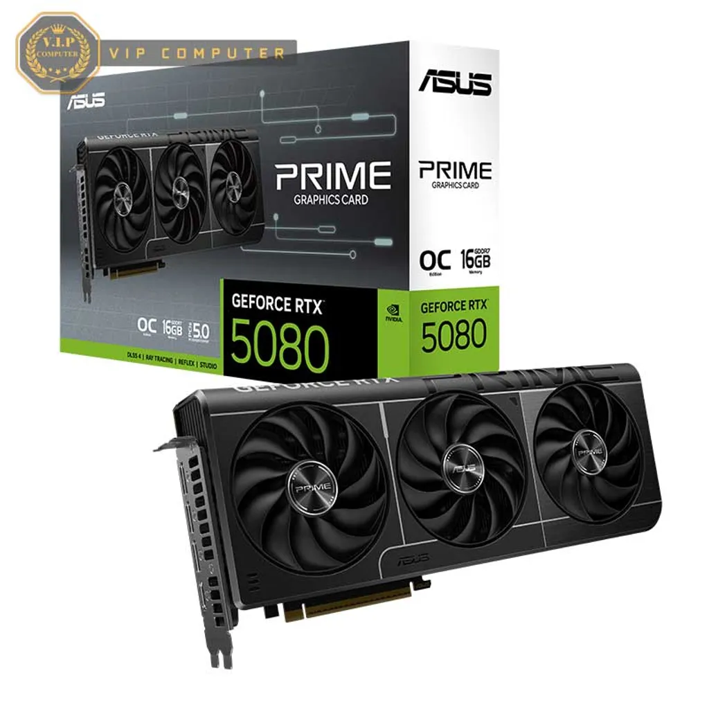 کارت گرافیک ASUS PRIME RTX 5080 16GB GDDR7 OC Edition