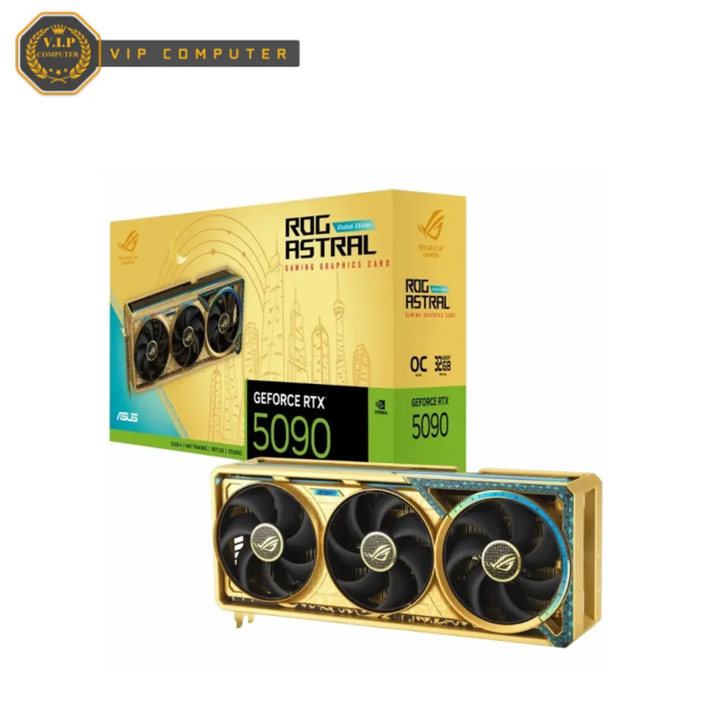 خرید کارت گرافیک ASUS ROG Astral RTX 5090 Dhahab OC 32G